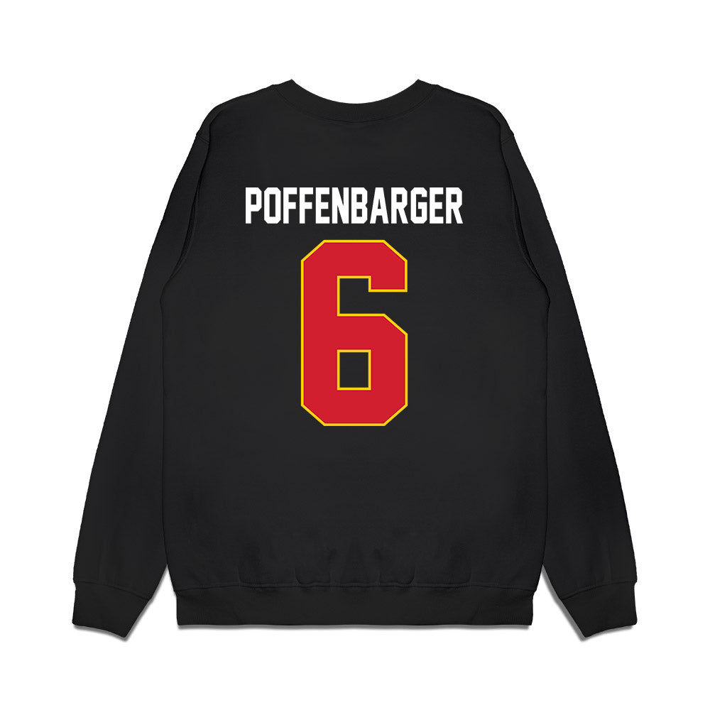 Maryland - NCAA Women's Basketball : Saylor Poffenbarger - Vintage Shersey Premium Crewneck Sweatshirt-1