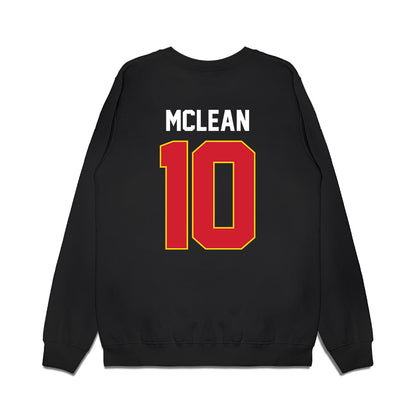 Maryland - NCAA Women's Basketball : Mir McLean - Vintage Shersey Premium Crewneck Sweatshirt-1