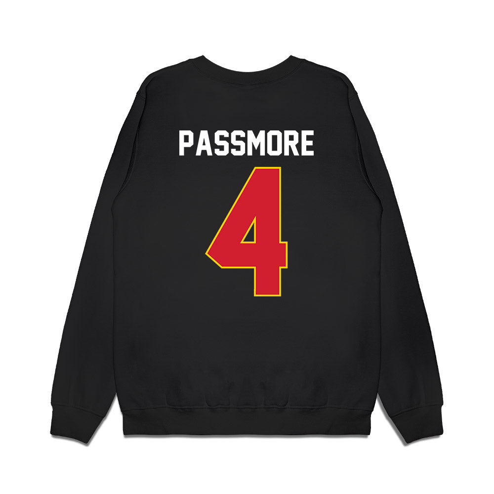 Maryland - NCAA Men's Basketball : Rakease Passmore - Vintage Shersey Premium Crewneck Sweatshirt-1