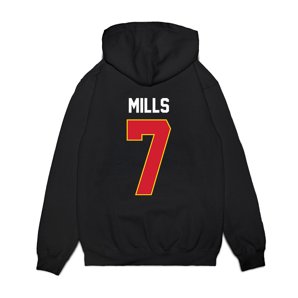 Maryland - NCAA Men's Basketball : Andre Mills - Vintage Shersey Premium Hooded Sweatshirt-1