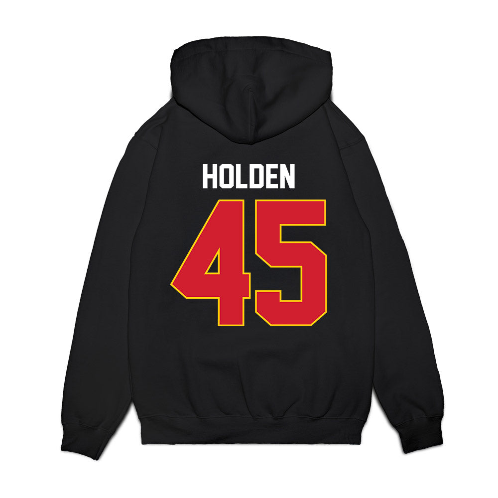 Maryland - Men's Basketball Alumni : Tahj Holden - Vintage Shersey Premium Hooded Sweatshirt-1