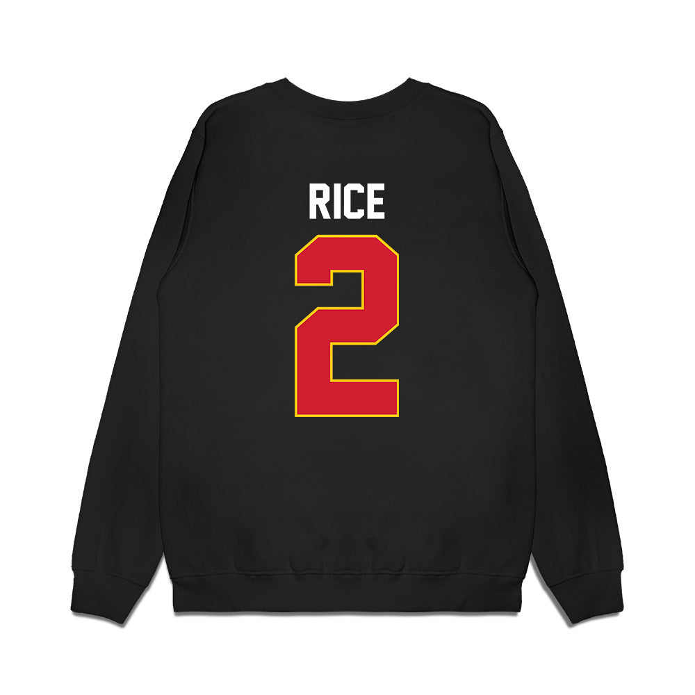 Maryland - NCAA Men's Basketball : Myles Rice - Vintage Shersey Premium Crewneck Sweatshirt-1