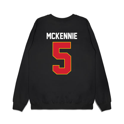 Maryland - NCAA Women's Basketball : Ava McKennie - Vintage Shersey Premium Crewneck Sweatshirt-1