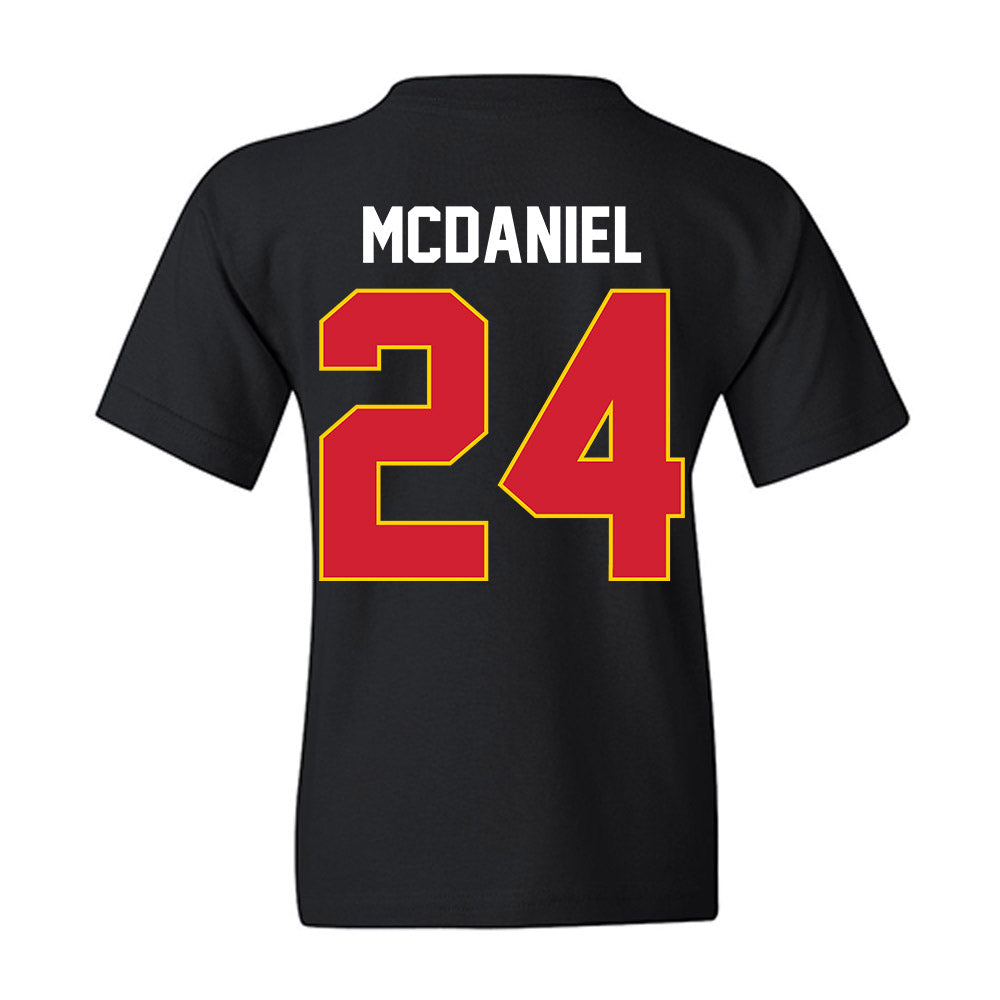 Maryland - NCAA Women's Basketball : Brianna McDaniel - Vintage Shersey Youth T-Shirt-1