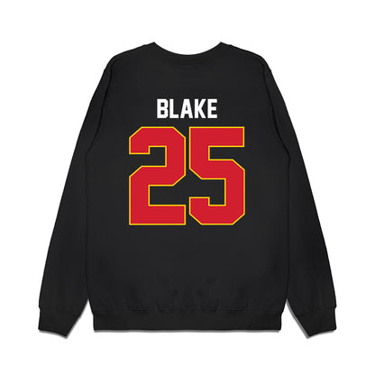 Maryland - Men's Basketball Alumni : Steve Blake - Vintage Shersey Premium Crewneck Sweatshirt-1