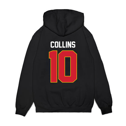 Maryland - Men's Basketball Alumni : Andre Collins - Vintage Shersey Premium Hooded Sweatshirt-1