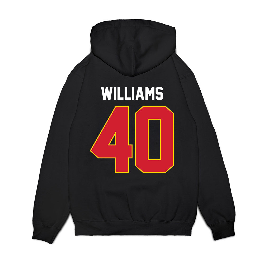 Maryland - NCAA Women's Basketball : Breanna Williams - Vintage Shersey Premium Hooded Sweatshirt-1