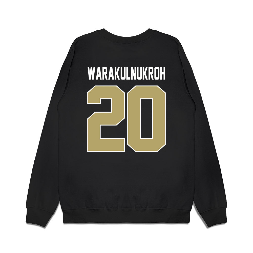 Central Florida - NCAA Men's Basketball : Poohpha Warakulnukroh - Vintage Knights Premium Crewneck Sweatshirt-1