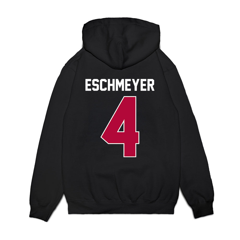 Stanford - NCAA Women's Basketball : Alexandra Eschmeyer - Vintage Premium Hooded Sweatshirt-1