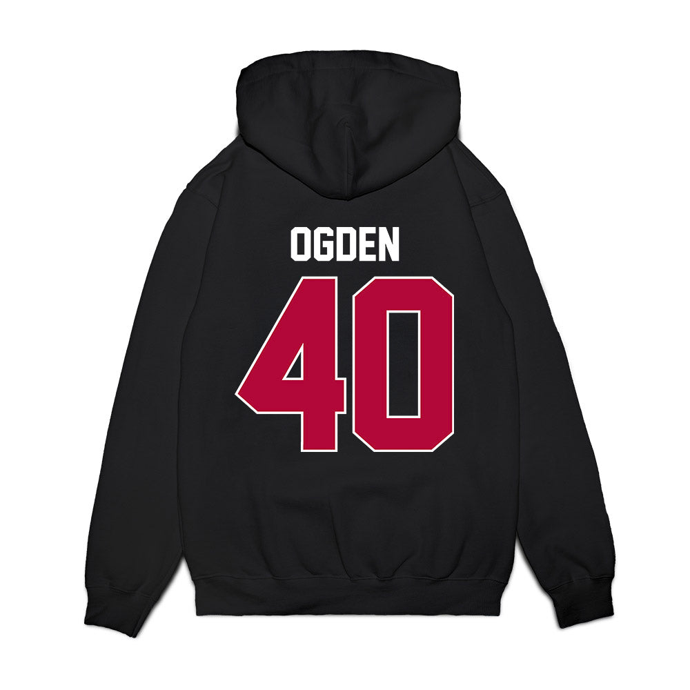 Stanford - NCAA Women's Basketball : Courtney Ogden - Vintage Premium Hooded Sweatshirt-1