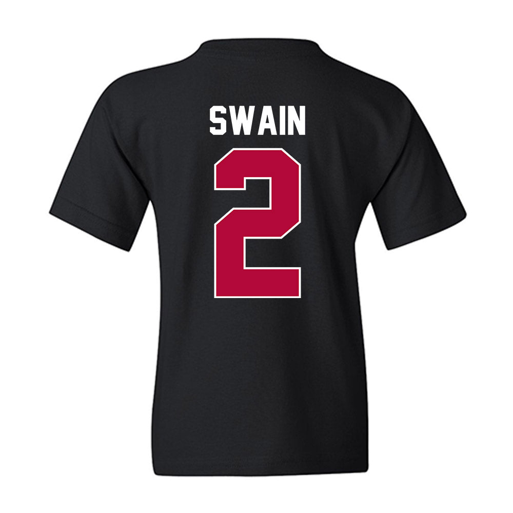 Stanford - NCAA Women's Basketball : Hailee Swain - Vintage Youth T-Shirt-1