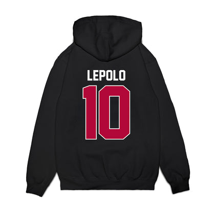 Stanford - NCAA Women's Basketball : Talana Lepolo - Vintage Premium Hooded Sweatshirt-1