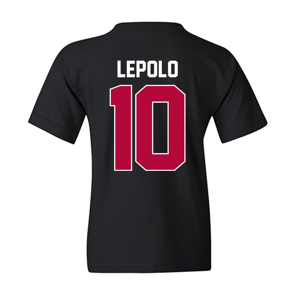 Stanford - NCAA Women's Basketball : Talana Lepolo - Vintage Youth T-Shirt-1