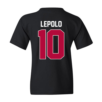 Stanford - NCAA Women's Basketball : Talana Lepolo - Vintage Youth T-Shirt-1