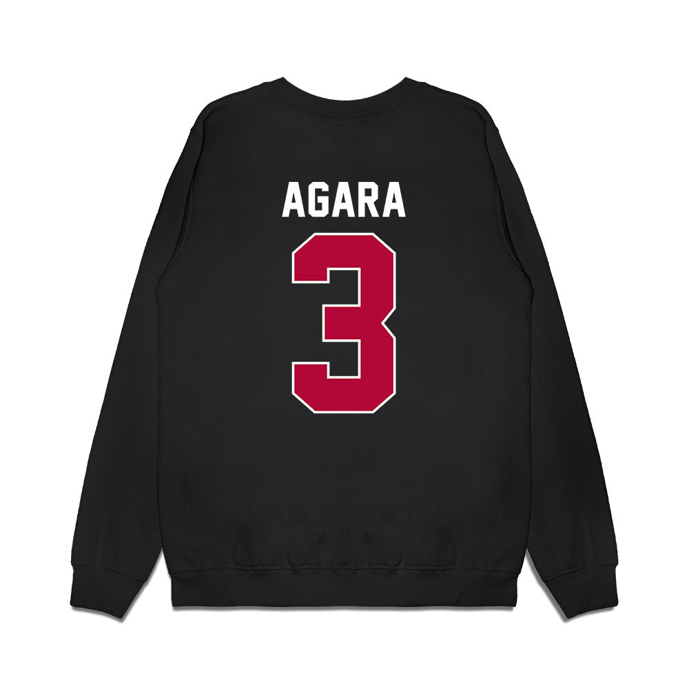 Stanford - NCAA Women's Basketball : Nunu Agara - Vintage Premium Crewneck Sweatshirt-1