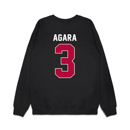 Stanford - NCAA Women's Basketball : Nunu Agara - Vintage Premium Crewneck Sweatshirt-1