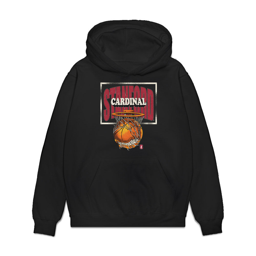 Stanford - NCAA Women's Basketball : Nunu Agara - Vintage Premium Hooded Sweatshirt-0