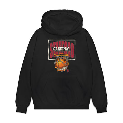 Stanford - NCAA Women's Basketball : Carly Amborn - Vintage Premium Hooded Sweatshirt-0