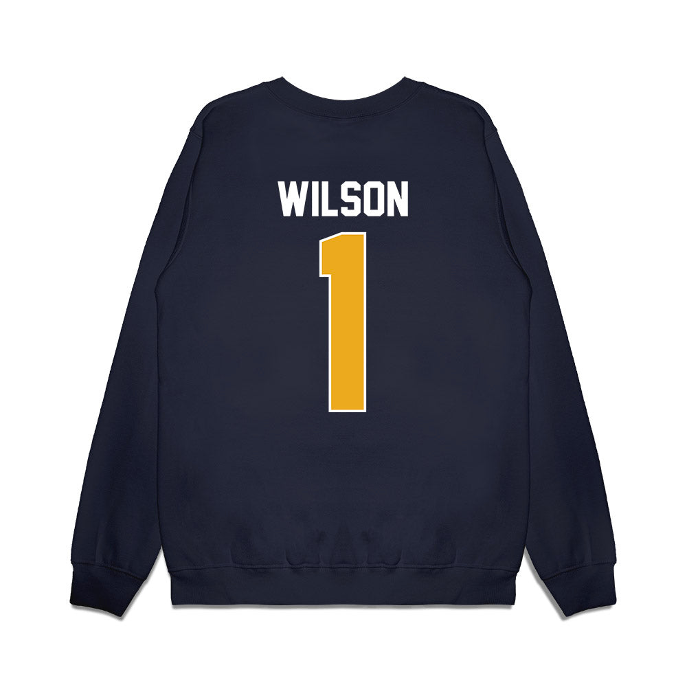 West Virginia - NCAA Women's Basketball : Nylah Wilson - Vintage Shersey Premium Crewneck Sweatshirt-1