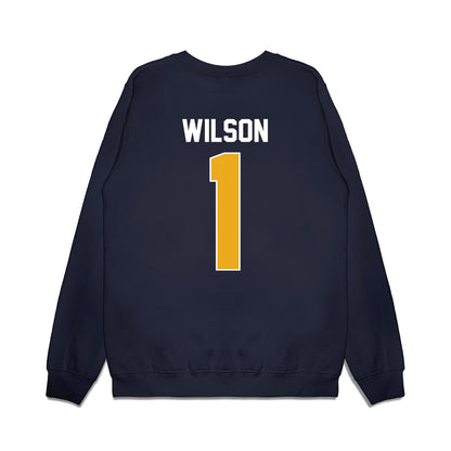 West Virginia - NCAA Women's Basketball : Nylah Wilson - Vintage Shersey Premium Crewneck Sweatshirt-1