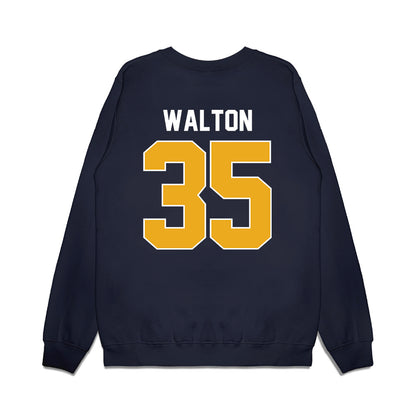 West Virginia - NCAA Women's Basketball : Zahirah Walton - Vintage Shersey Premium Crewneck Sweatshirt-1