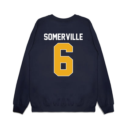 West Virginia - NCAA Men's Basketball : Martin Somerville - Vintage Shersey Premium Crewneck Sweatshirt-1