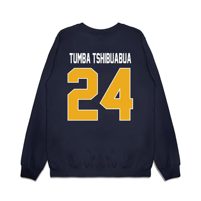 West Virginia - NCAA Women's Basketball : Divine Tumba Tshibuabua - Vintage Shersey Premium Crewneck Sweatshirt-1