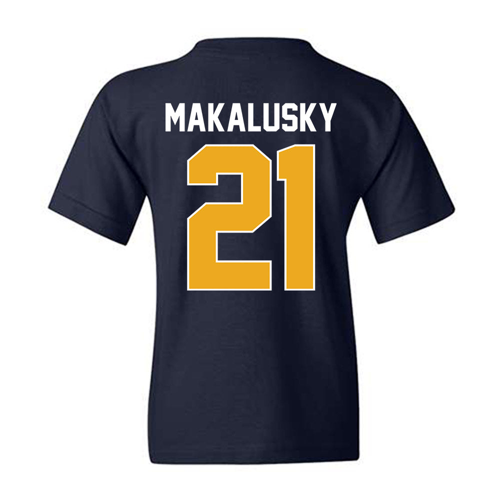 West Virginia - NCAA Women's Basketball : Riley Makalusky - Vintage Shersey Youth T-Shirt-1