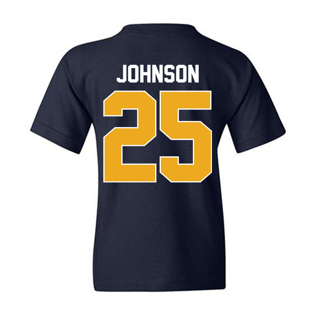 West Virginia - NCAA Women's Basketball : Loghan Johnson - Vintage Shersey Youth T-Shirt-1