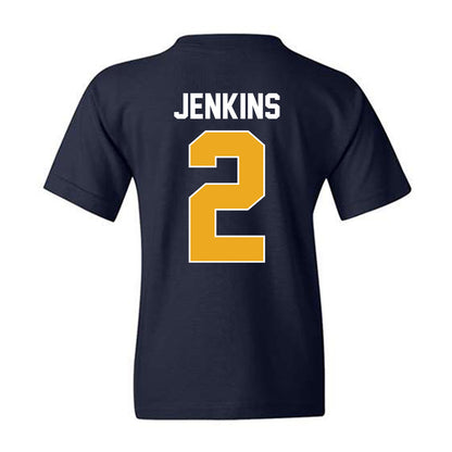West Virginia - NCAA Men's Basketball : Amir Jenkins - Vintage Shersey Youth T-Shirt-1
