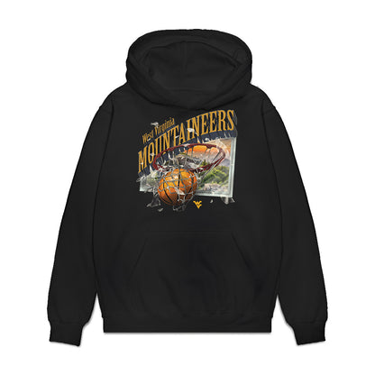 West Virginia - NCAA Women's Basketball : Divine Tumba - Vintage Shersey Premium Hooded Sweatshirt-0