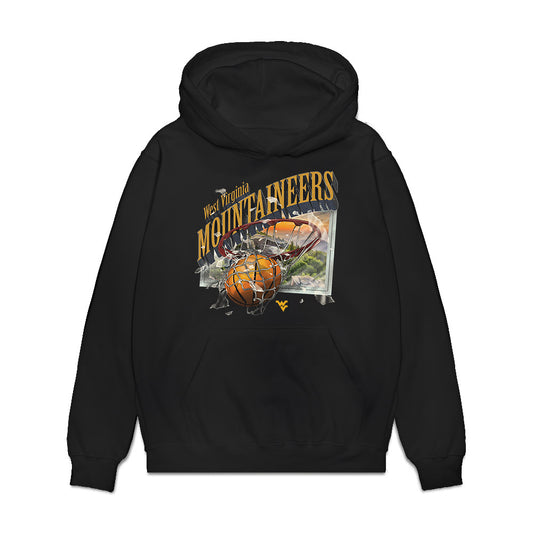 West Virginia - NCAA Women's Basketball : Kennedy Harris - Vintage Shersey Premium Hooded Sweatshirt-0