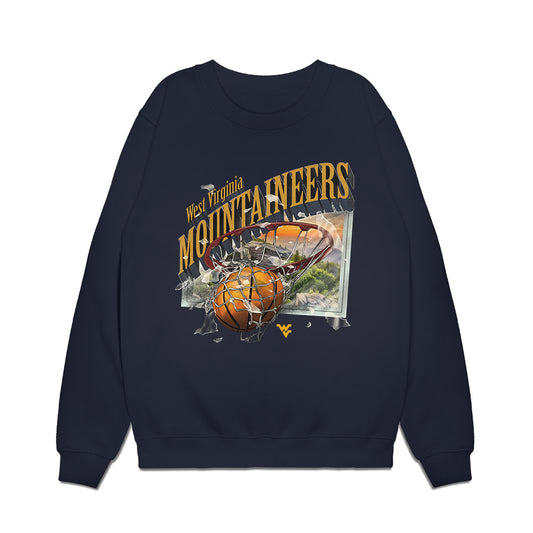 West Virginia - NCAA Women's Basketball : Zahirah Walton - Vintage Shersey Premium Crewneck Sweatshirt-0