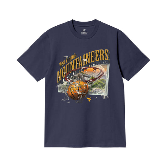 West Virginia - NCAA Men's Basketball : Jelani Mckoy - Vintage Shersey Comfort Colors T-Shirt-0