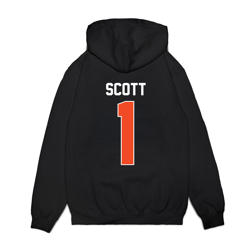 Syracuse - NCAA Women's Basketball : Keira Scott - Vintage Shersey Premium Hooded Sweatshirt-1