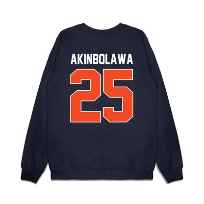 Syracuse - NCAA Women's Basketball : Oyindamola Simbiat Akinbolawa - Vintage Shersey Premium Crewneck Sweatshirt-1