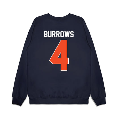 Syracuse - NCAA Women's Basketball : Sophie Burrows - Vintage Shersey Premium Crewneck Sweatshirt-1