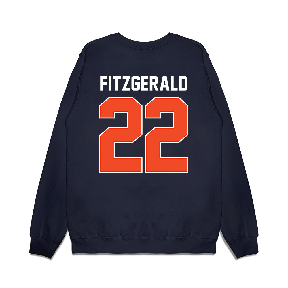 Syracuse - NCAA Women's Basketball : Justus Fitzgerald - Vintage Shersey Premium Crewneck Sweatshirt-1