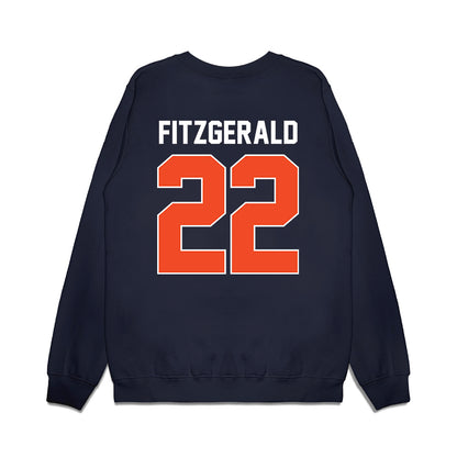 Syracuse - NCAA Women's Basketball : Justus Fitzgerald - Vintage Shersey Premium Crewneck Sweatshirt-1