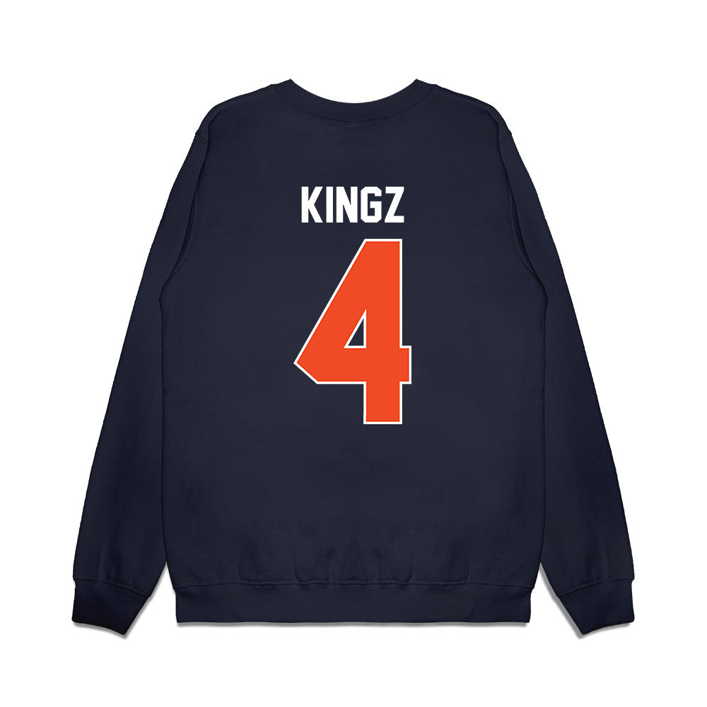Syracuse - NCAA Men's Basketball : Nate Kingz - Vintage Shersey Premium Crewneck Sweatshirt-1