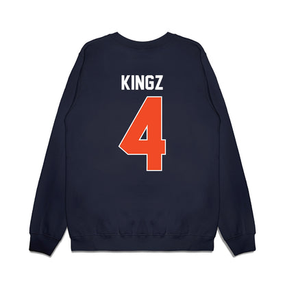 Syracuse - NCAA Men's Basketball : Nate Kingz - Vintage Shersey Premium Crewneck Sweatshirt-1