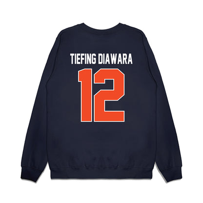 Syracuse - NCAA Men's Basketball : Mahamadoun Tiefing Diawara - Vintage Shersey Premium Crewneck Sweatshirt-1