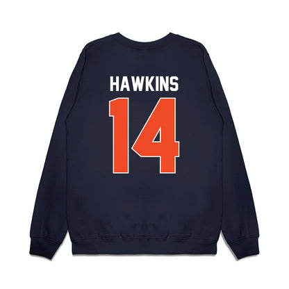 Syracuse - NCAA Women's Basketball : Shy Hawkins - Vintage Shersey Premium Crewneck Sweatshirt-1