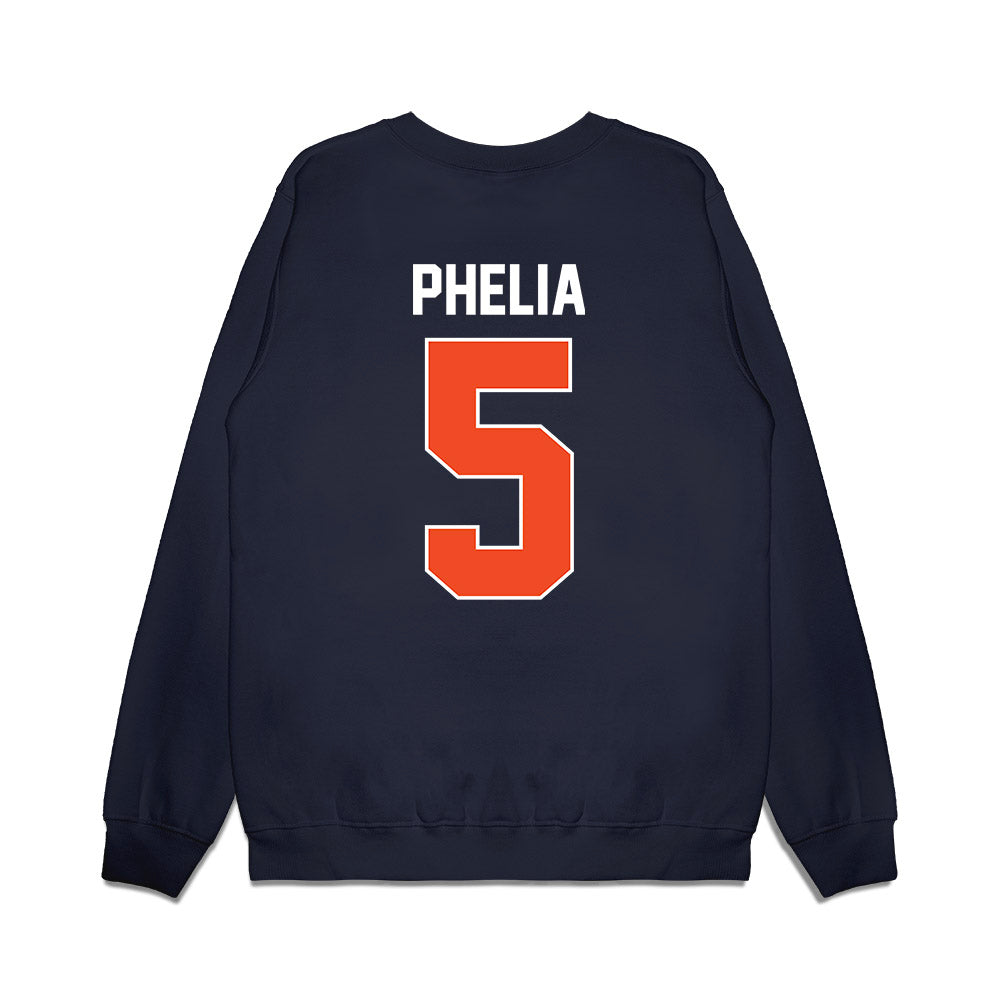 Syracuse - NCAA Women's Basketball : Laila Phelia - Vintage Shersey Premium Crewneck Sweatshirt-1