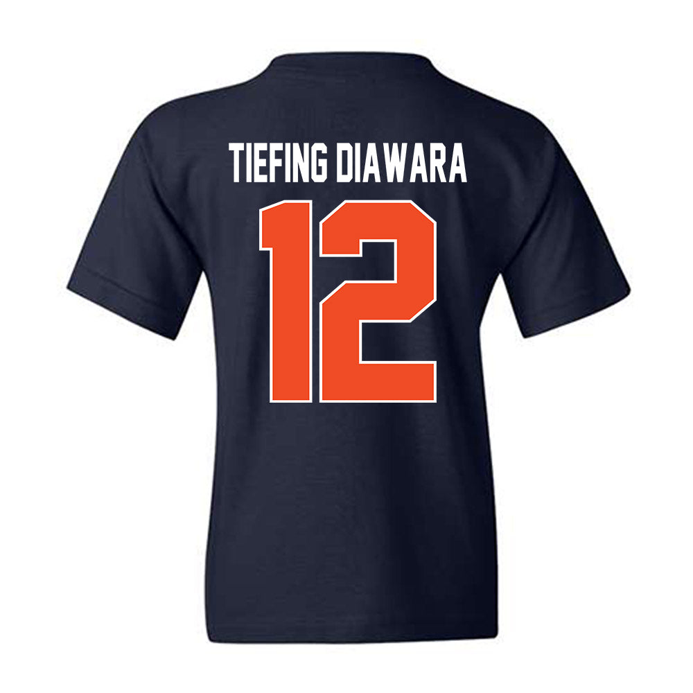 Syracuse - NCAA Men's Basketball : Mahamadoun Tiefing Diawara - Vintage Shersey Youth T-Shirt-1