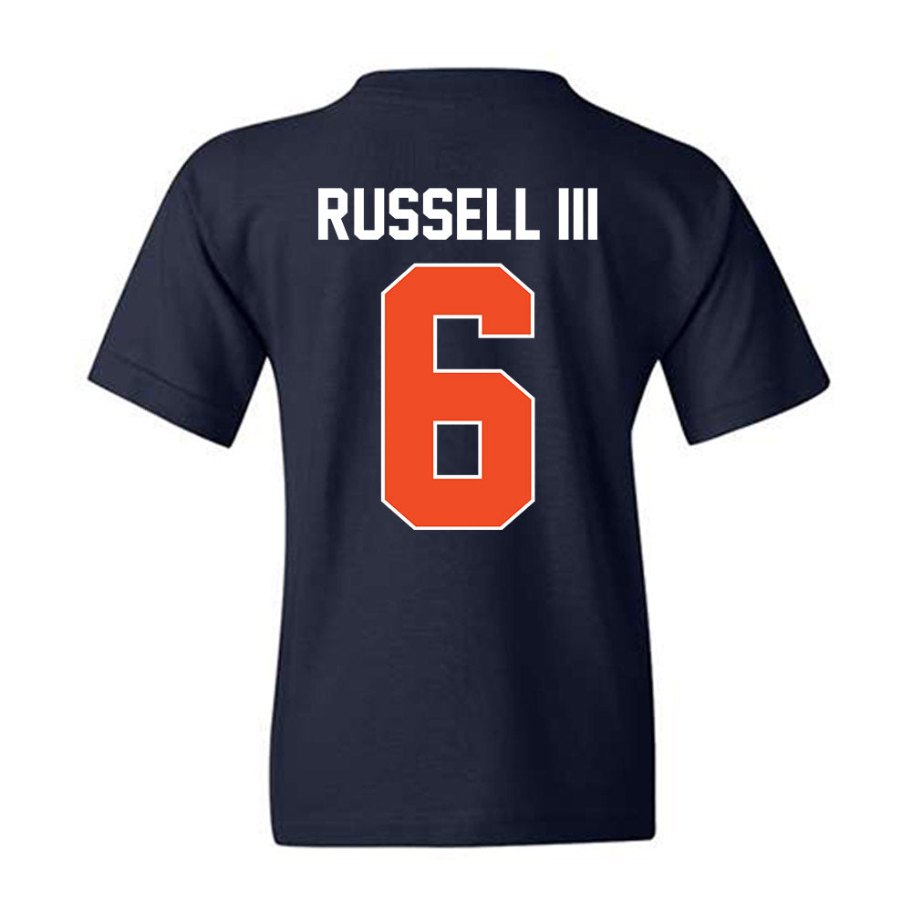 Syracuse - NCAA Men's Basketball : Calvin Russell III - Vintage Shersey Youth T-Shirt-1