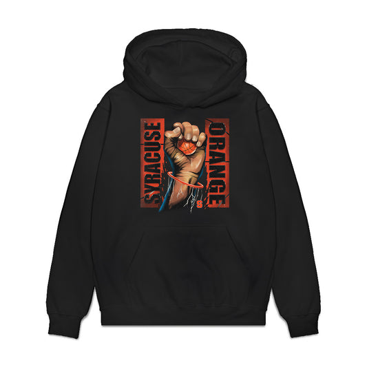 Syracuse - NCAA Men's Basketball : Bryce Zephir - Vintage Shersey Premium Hooded Sweatshirt-0