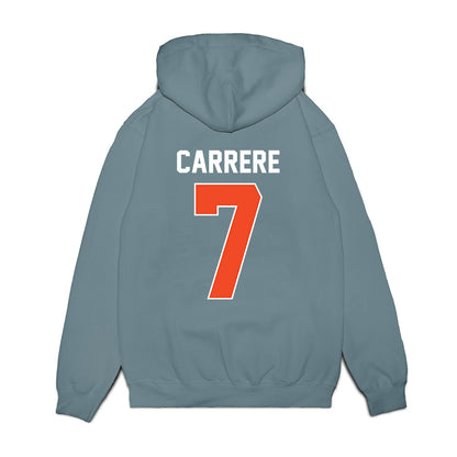 Virginia - NCAA Men's Basketball : Martin Carrere - Vintage Shersey Premium Hooded Sweatshirt-1
