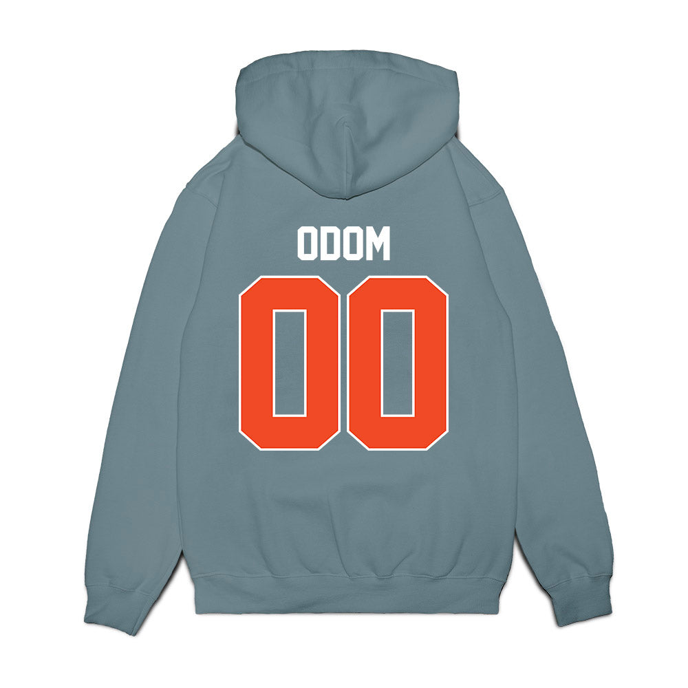 Virginia - NCAA Men's Basketball : Owen Odom - Vintage Shersey Premium Hooded Sweatshirt-1