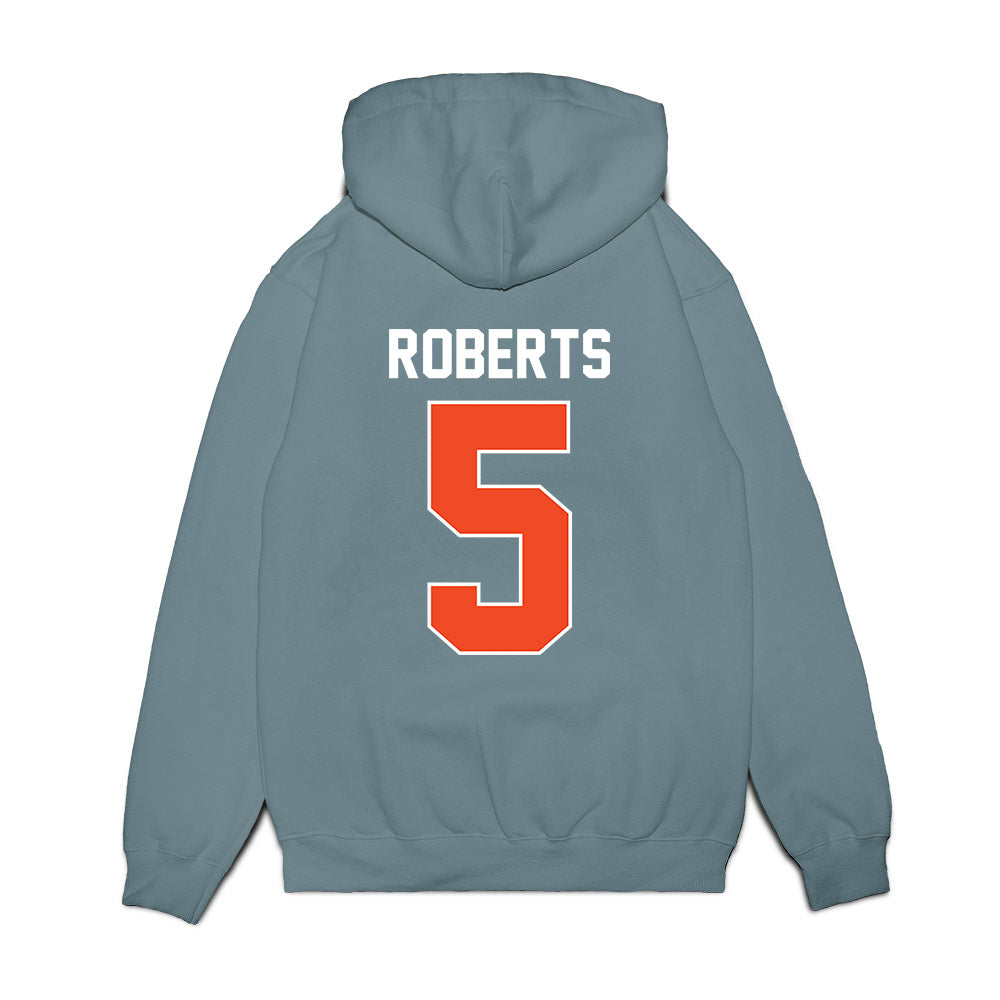 Virginia - NCAA Men's Basketball : Desmond Roberts - Vintage Shersey Premium Hooded Sweatshirt-1